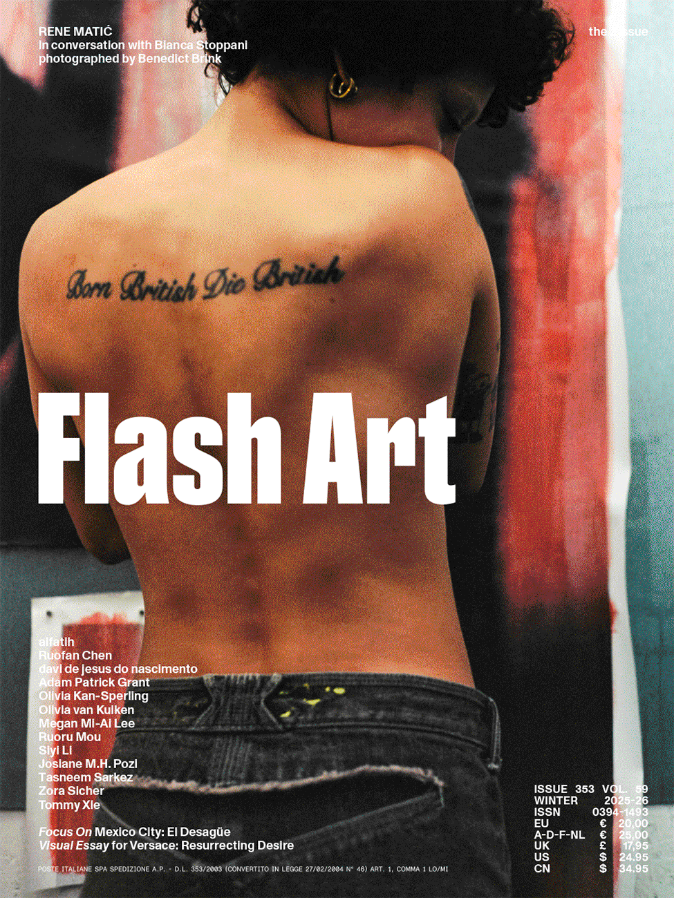 353 WINTER 2025-26 the z issue – Flash Art