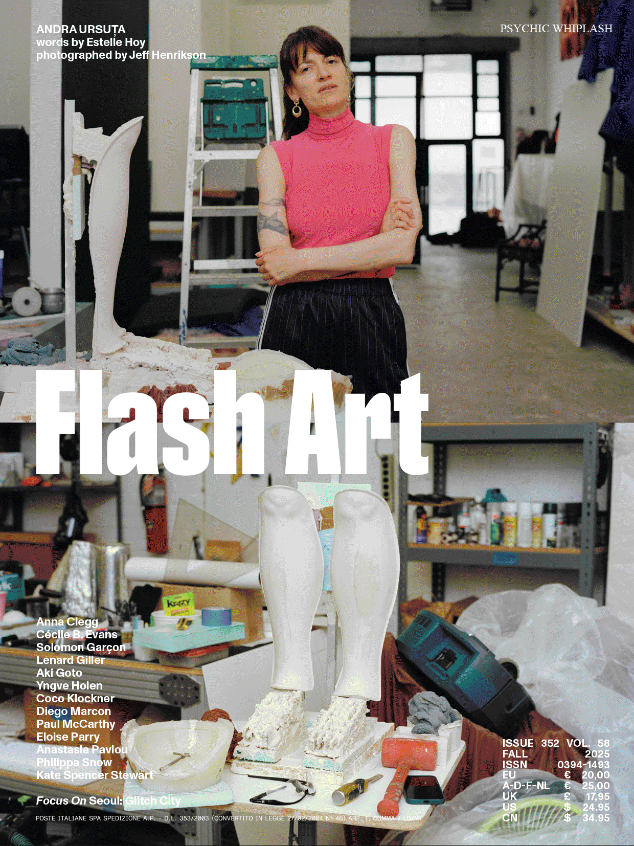 352 FALL 2025 PSYCHIC WHIPLASH – Flash Art