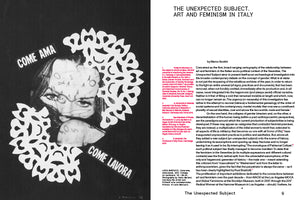 The Unexpected Subject. 1978 Art and Feminism in Italy